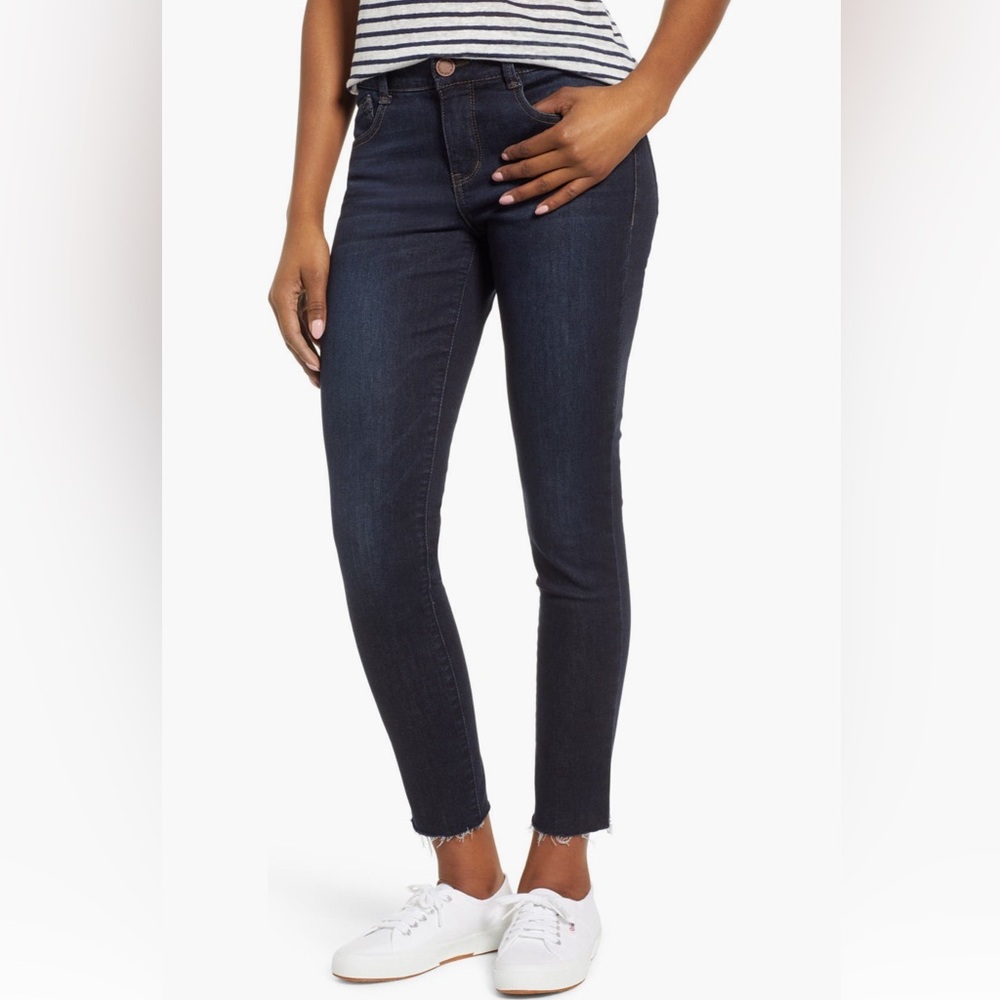 Wit & Wisdom ‘Ab’Solution Raw Hem Skinny Jean
